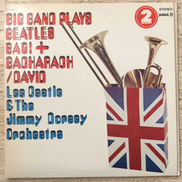 Lee Castle And Jimmy Dorsey Big Band Plays Beatles Bag! Double Vinyl Lp Set - Picture 7 of 9